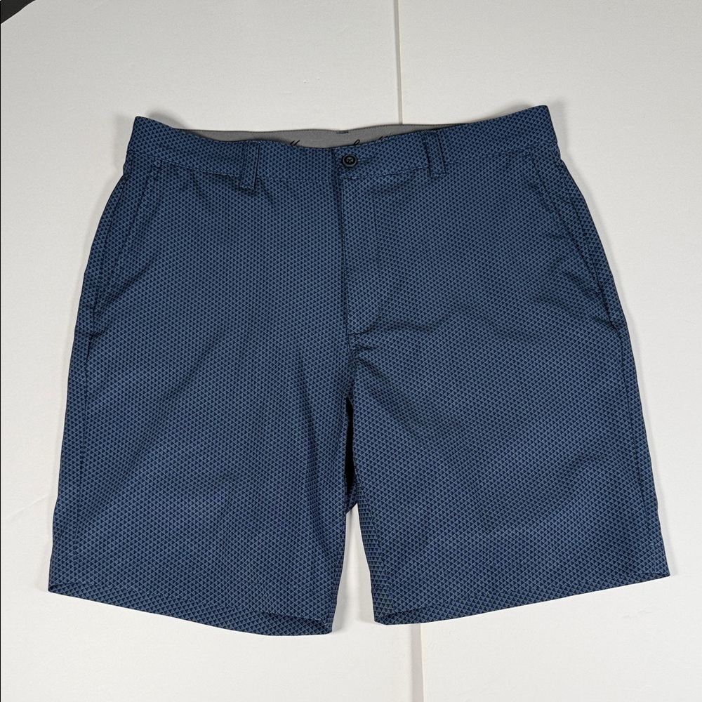 Ben Hogan Navy Patterned Flat Front Performance S… - image 1